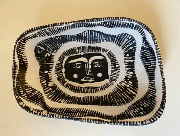 Vide poche noir et blanc «  tête » – Image 4