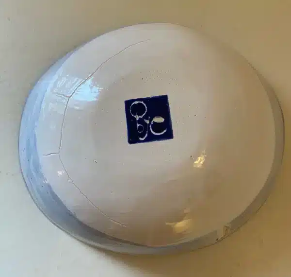 Handshape blue dish "womens face" - Image 5