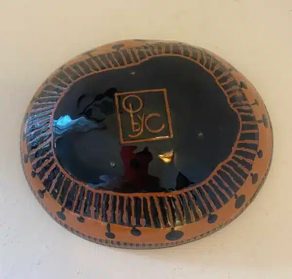 Petit bol « soleil » marron et noir – Image 5