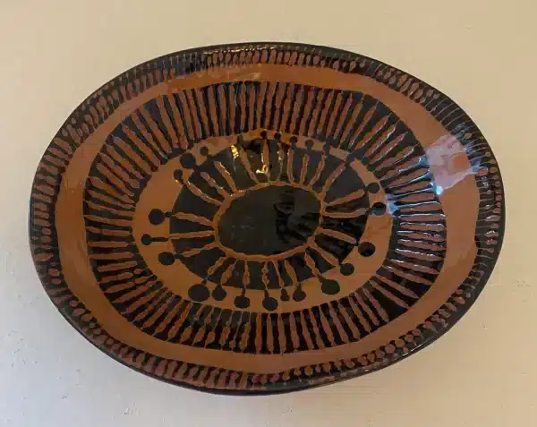 Petit bol « soleil » marron et noir – Image 6