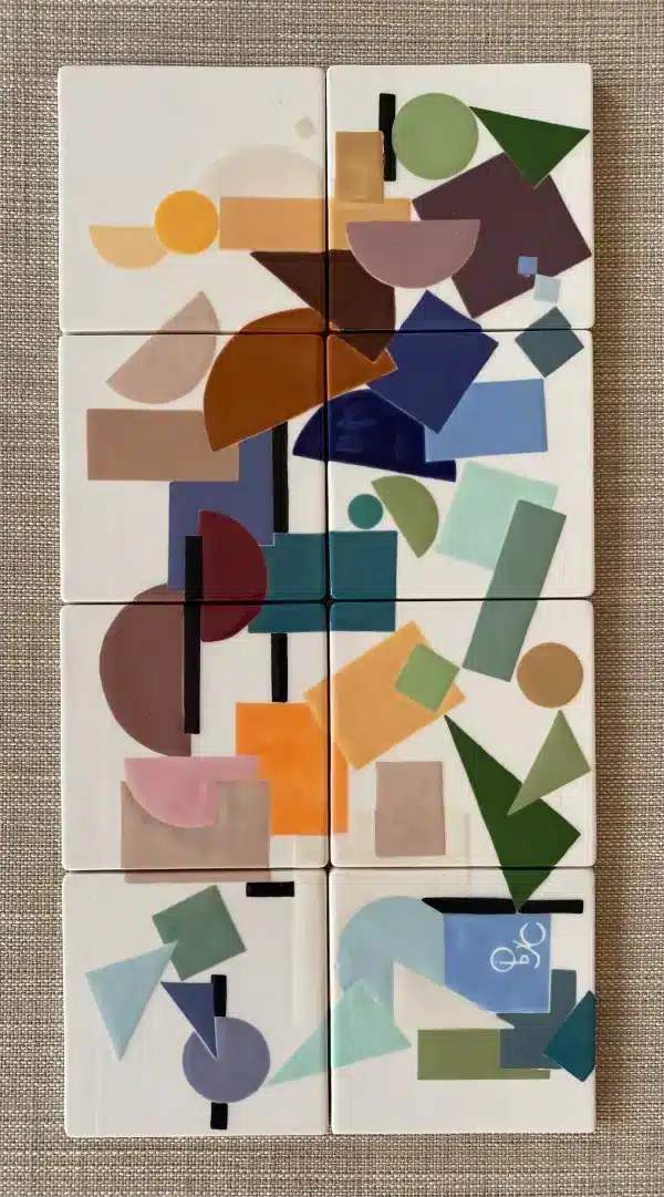 Tiles/ cubist backsplash/ coasters « puzzle » - Image 2