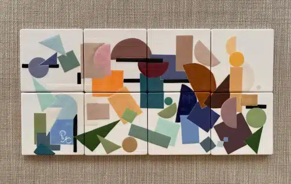Tiles/ cubist backsplash/ coasters « puzzle »