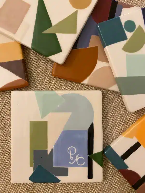 Tiles/ cubist backsplash/ coasters « puzzle » - Image 5