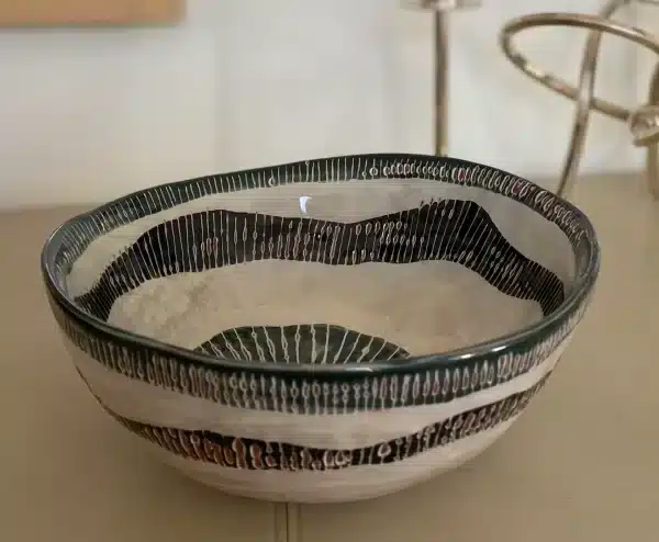Saladier vert  « soleil » – Image 2