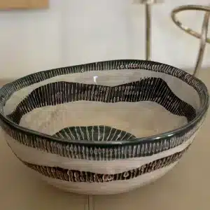 Saladier vert  « soleil »