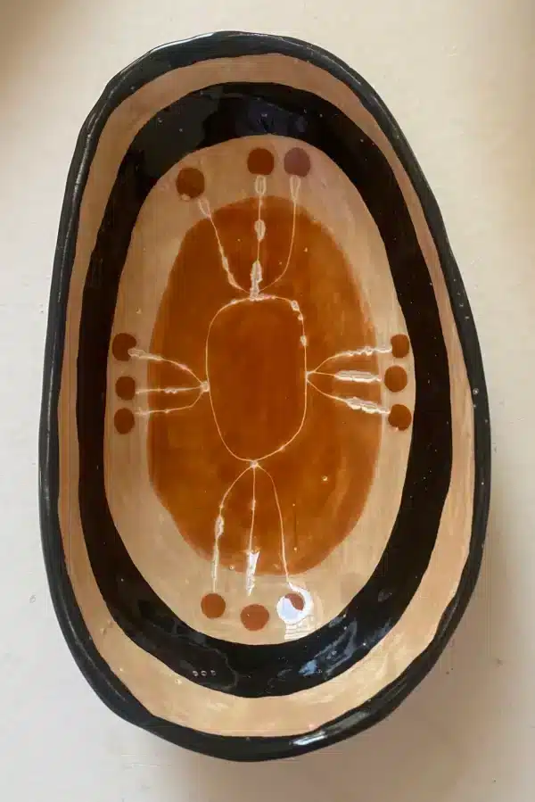 3 handshaped dishes "sun" - Image 6