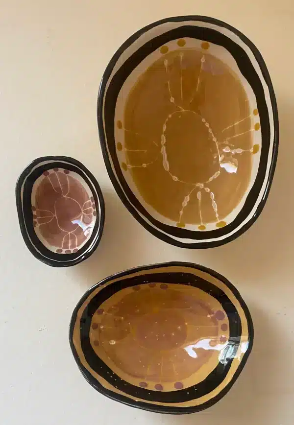 Trois coupelles « soleil » – Image 2