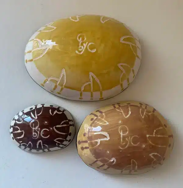 Trois coupelles « soleil » – Image 3