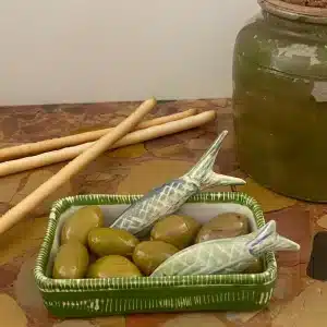 Petite boîte  "sardines" pour servir des olives