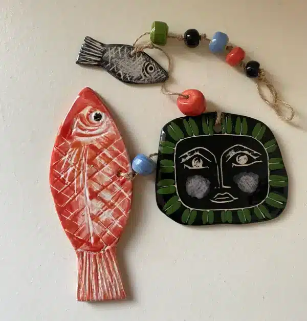 Décoration murale porte- bonheur «poissons » – Image 2