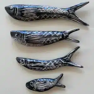 Lot de 4 porte-couteaux « sardines »