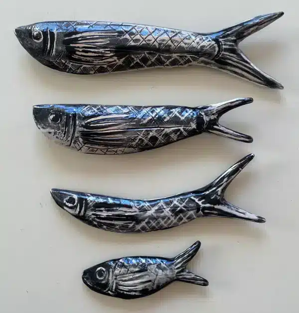 Lot de 4 porte-couteaux « sardines »