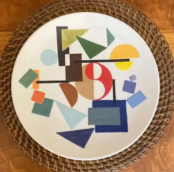 Assiette/ tableau décoratif « constructivisme » – Image 3
