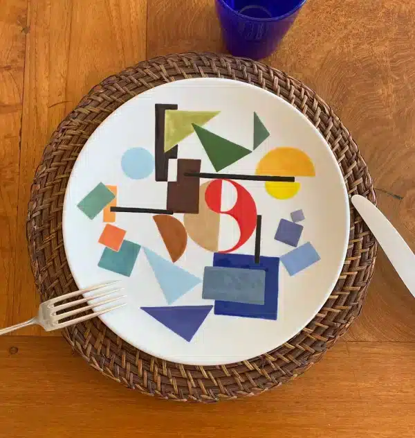 Assiette/ tableau décoratif « constructivisme » – Image 4