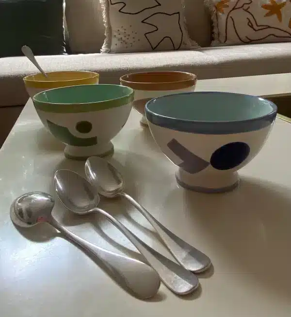 4 petits bols pour le café – Image 4
