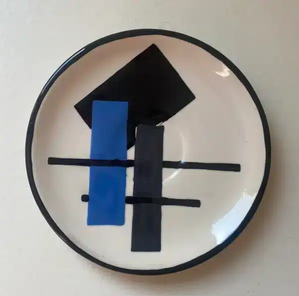 Tasse à café bleue « constructivisme » – Image 2