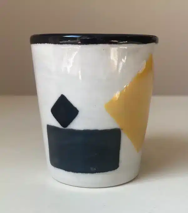 Tasse à café jaune « constructivisme » – Image 3