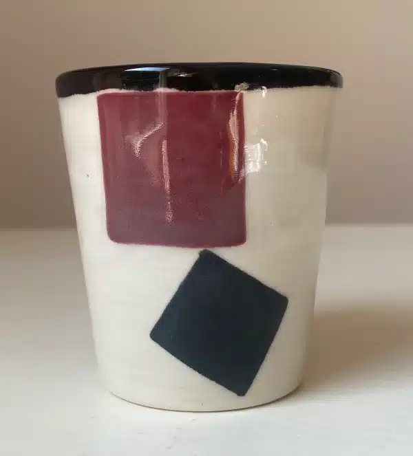 Tasse à café rouge « constructivisme » – Image 3