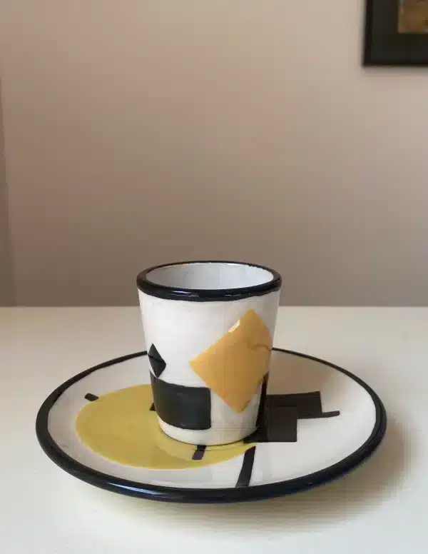 Tasse à café jaune « constructivisme » – Image 7