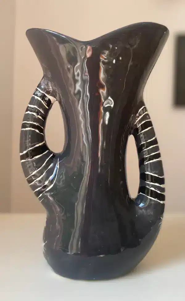 Pair of vases from a manufactory of Vallauris dated from the 1950's, reimagined "the ladies" - Image 2
