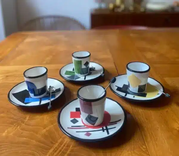 Tasse à café rouge « constructivisme » – Image 6