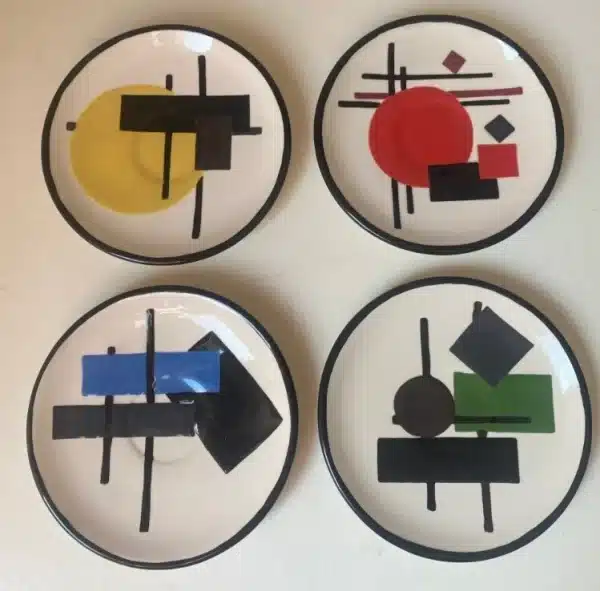 Tasse à café bleue « constructivisme » – Image 8