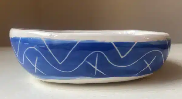 Vide-poche bleu & « blanc tête » – Image 6