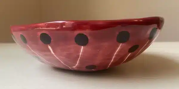 Coupelle bordeaux ovale « colombes » – Image 7