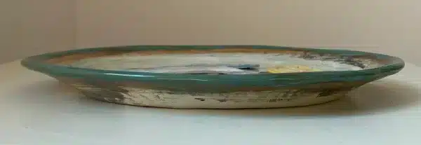 Plat décoratif en barbotine « poissons » – Image 3