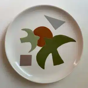 Assiette à dessert « colombe »