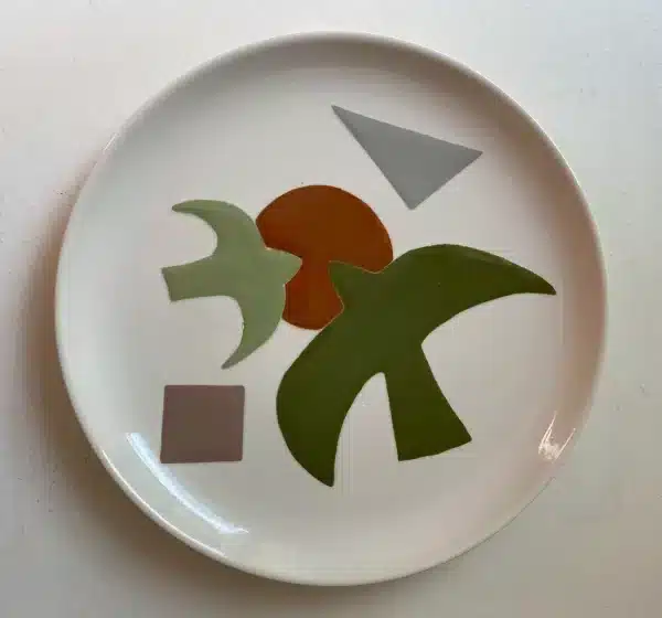 Assiette à dessert « colombe »