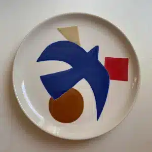 Assiette à dessert « colombe »