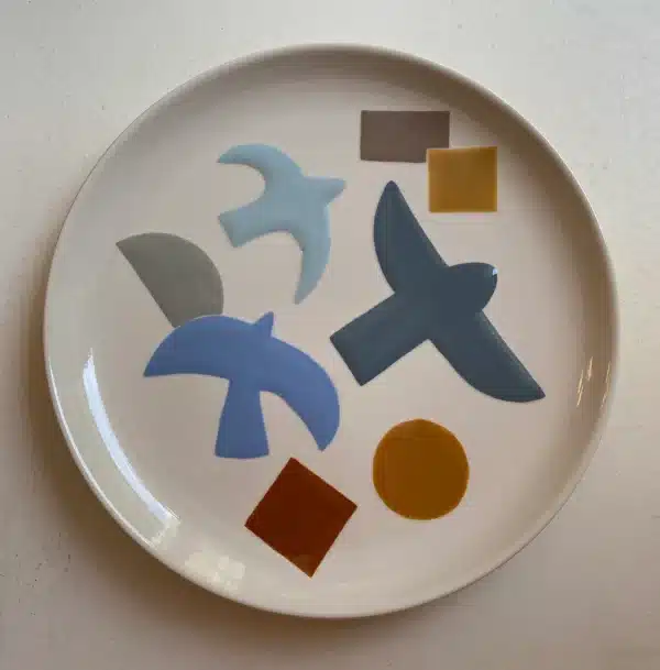Dessert plate "dove"