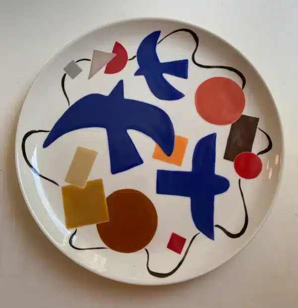 Assiette « colombe »
