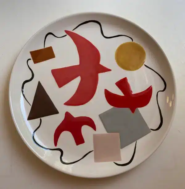 Assiette « colombe »