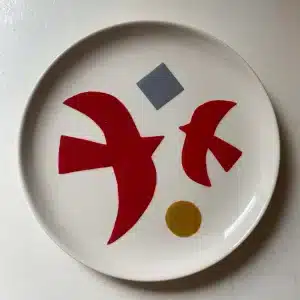 Dessert plate "dove"