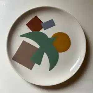 Assiette à dessert « colombe »