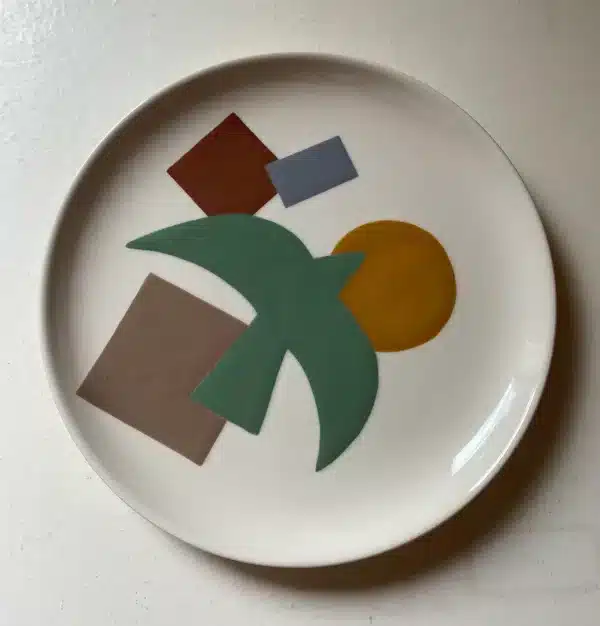 Assiette à dessert « colombe »