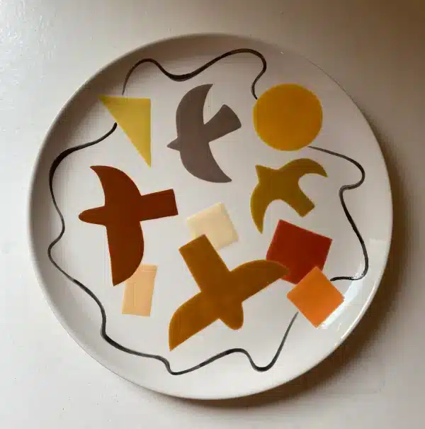 Assiette « colombe »
